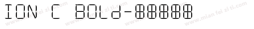 ION C Bold字体转换